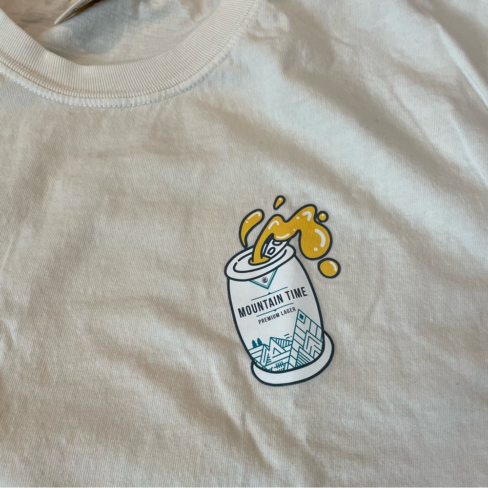 Mountain Time Lager - Tasty Treats T-Shirt - L - NWOT